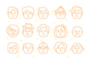 Line people icons, an Outline Icon by ANNO Graphics (Thumbnail 1 of 2)