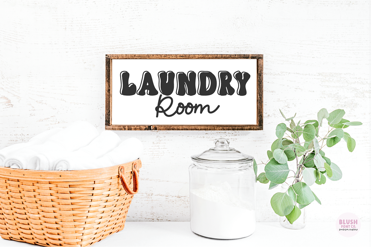 GROOVY DISPLAY Retro Font Bundle 2, a Font by Blush Font Co. (Photo 17 of 17)