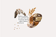 216 BAKERY CLIPART - VECTOR SHAPES, a Decorative Illustration by JuDesign (Thumbnail 20 of 21)