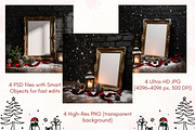 Holiday & Xmas PSD Frame Mockups, a Mockup by StormDigitalArt (Thumbnail 2 of 2)