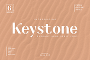 Keystone - an elegant sans, a Sans Serif Font by Java pep (Thumbnail 1 of 12)
