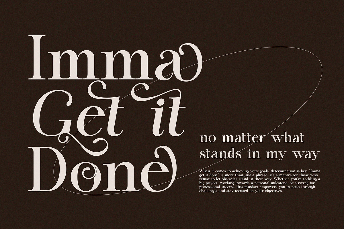 Emitron Elegant Serif Font, a Serif Font by Perfectype (Photo 5 of 8)