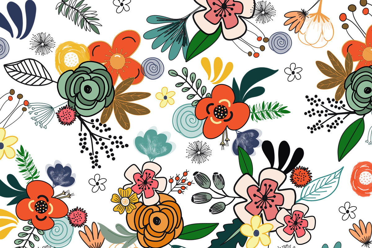 Rad & Retro Floral Stamps preview 6