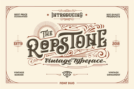 Ropstone + Special Bonus, a Script Font by Graptail