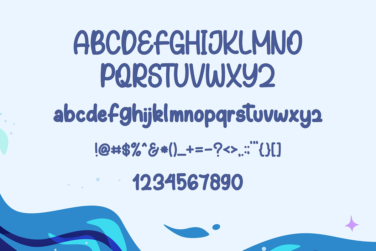Oceany - Story Book Font, a Handwritten Font by Alolieli Studio (Photo 4 of 4)
