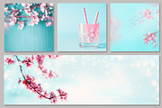 Pink blue springtime 23 photos, an Abstract Photo by VICUSCHKA (Thumbnail 4 of 4)
