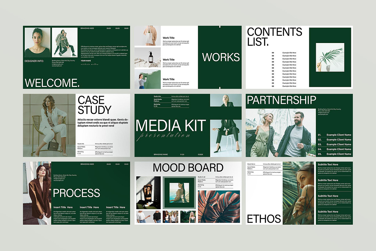 Media Kit Presentation Template, a Presentation Template by E-Type (Photo 1 of 3)
