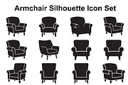 Cozy Armchair Silhouette Collection, an Object Graphic by Creativeshirt (Thumbnail 1 of 3)