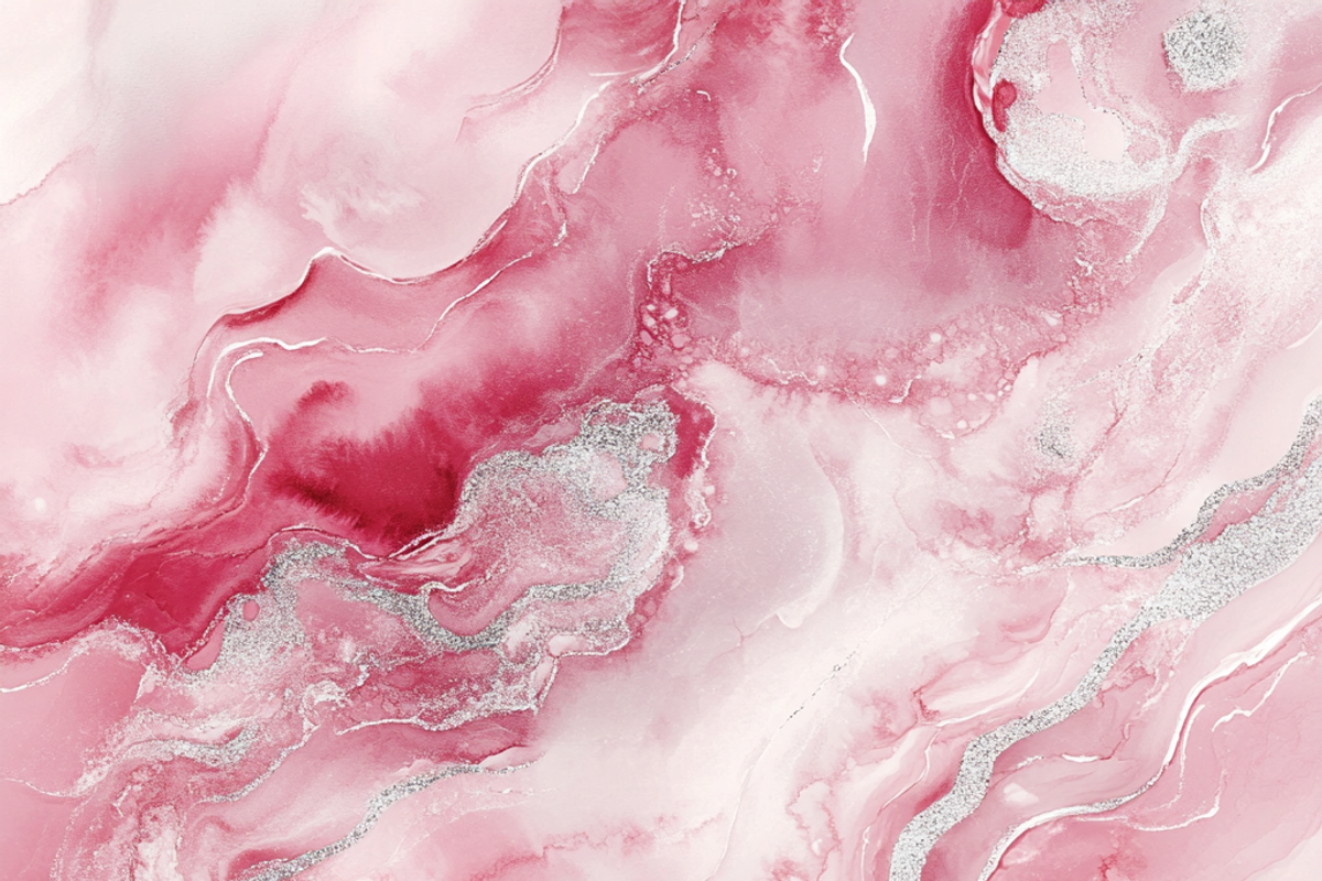 Blush Rose Quartz & Silver Veins, a Pattern Graphic by Printable Treasure (Photo 6 of 6)