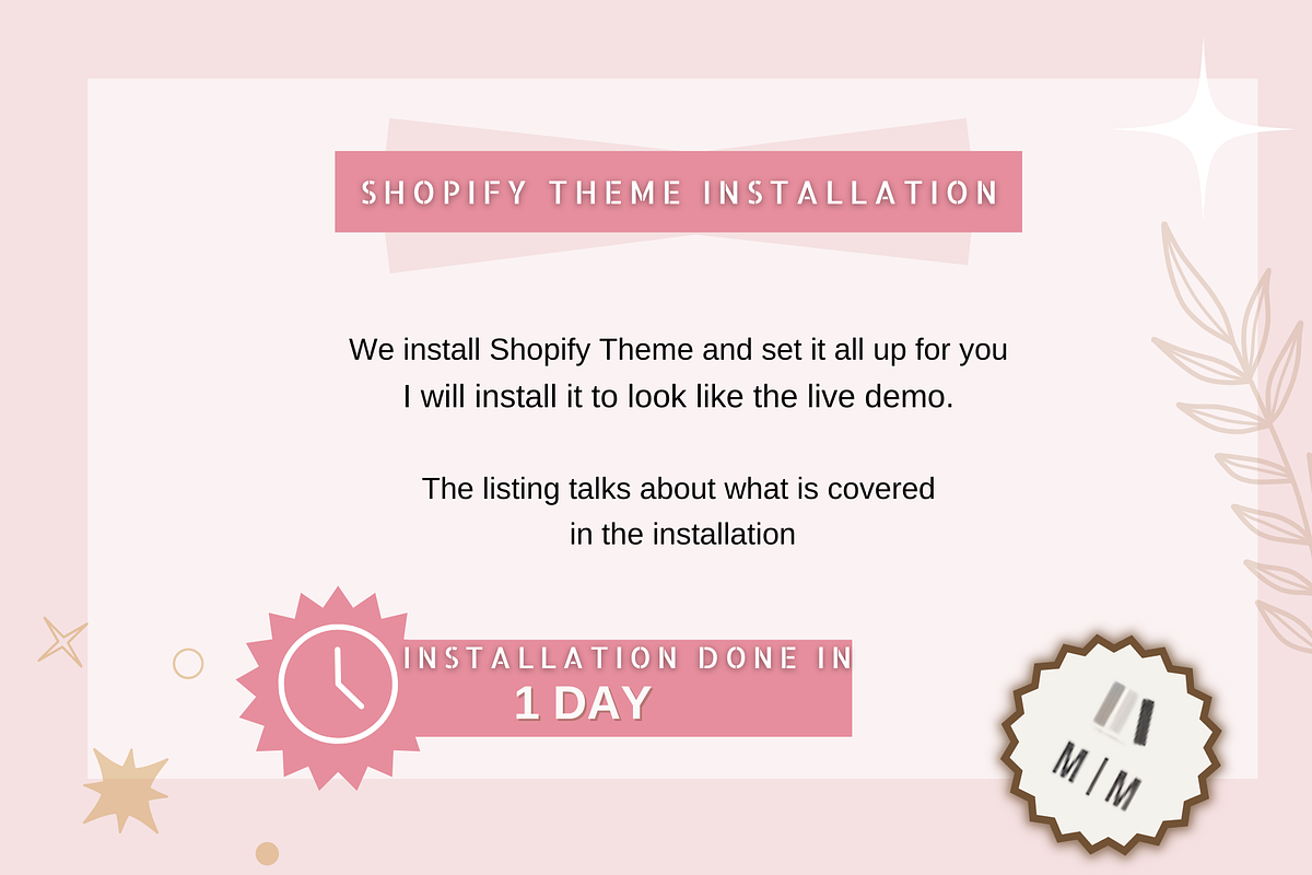 Shopify full site setup -24 hours, a Shopify Template by Millennials Marketing (Photo 2 of 5)