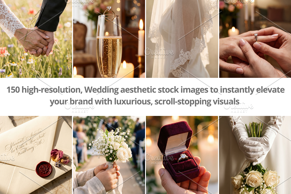 150 Wedding Stock Photos, a Holiday Photo by Selenique Studio (Photo 2 of 10)