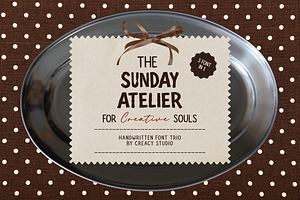 Sunday Atelier Font Trio