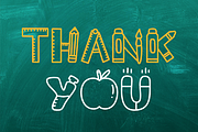 Back To School is a decorative font, a Handwritten Font by Brown Cupple (Thumbnail 8 of 8)