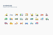 Vehicle icon set, an Icon by Icongeek26 (Thumbnail 5 of 6)