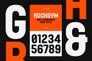 Rockgym - Condensed Font, a Sans Serif Font by Umitype (Thumbnail 2 of 10)