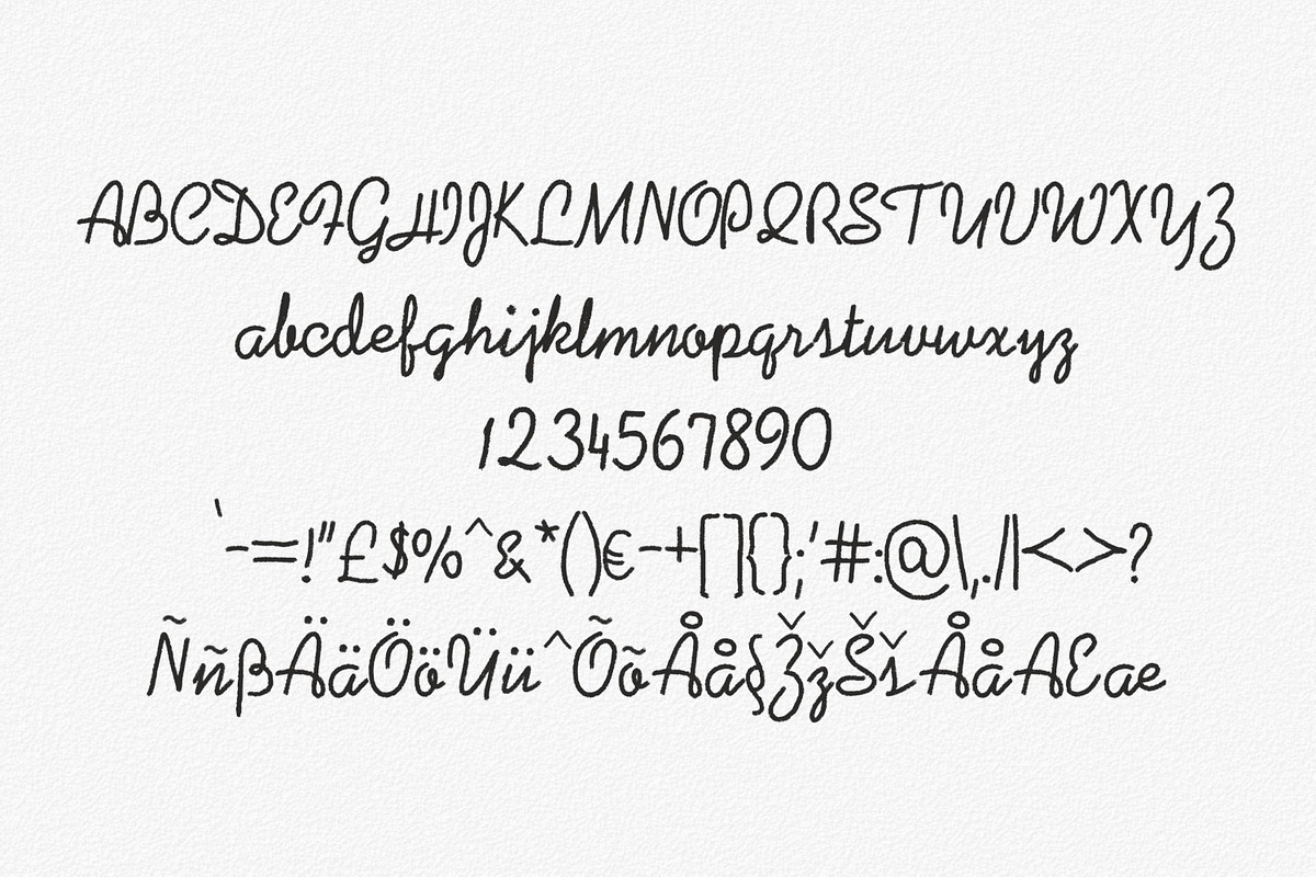 Coalpen Handwritten Font preview 3