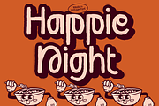 Happie Night - Playful Display Font, a Handwritten Font by Inviline.co (Thumbnail 10 of 10)