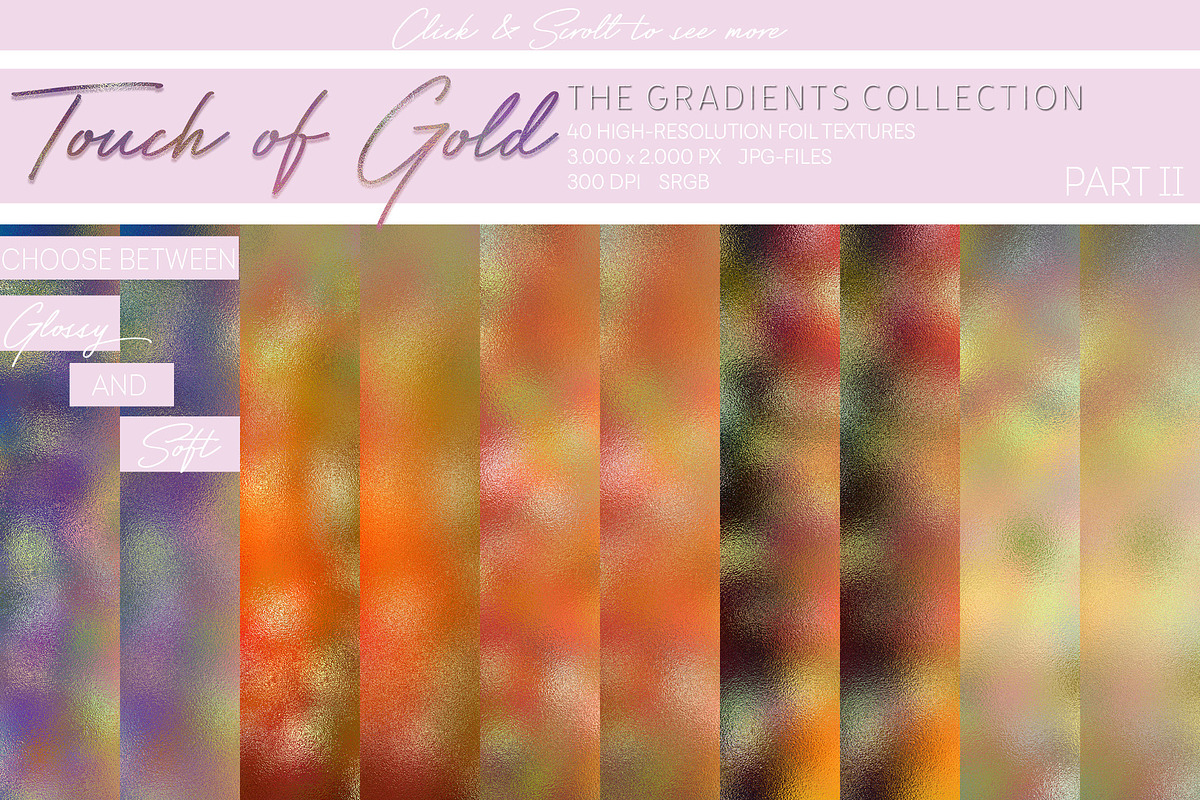 Touch of Gold Foil Textures, a Texture Graphic by U + Me Studio (Photo 4 of 8)