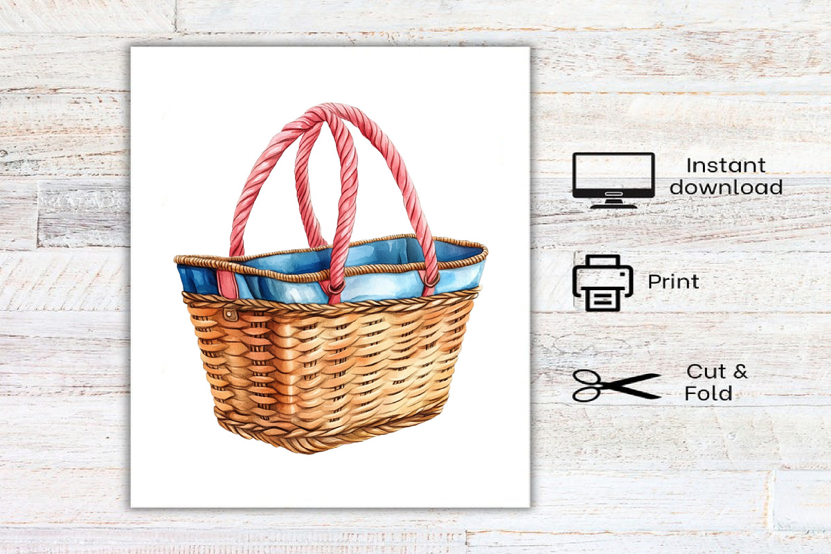 Watercolor Mediterranean Clipart, an Illustration by Canvas Craft (Photo 7 of 7)