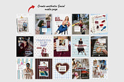 Bold Burgundy Instagram Post, a Social Media Template by CreativeTempHub (Thumbnail 3 of 9)