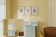 MIA | Cute Nursery Frame Mockup Set, a Household Mockup by SoleilHomeMockups (Thumbnail 2 of 13)