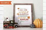 Fall Frame Mockup 9, a Household Mockup by CatBoneDesign (Thumbnail 2 of 3)
