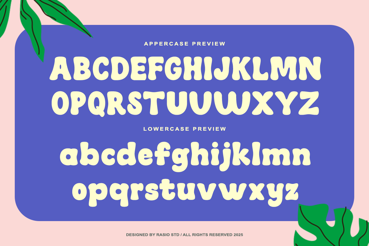 Moomi Taro Playful Display Font, a Sans Serif Font by Rasio Studio (Photo 2 of 9)
