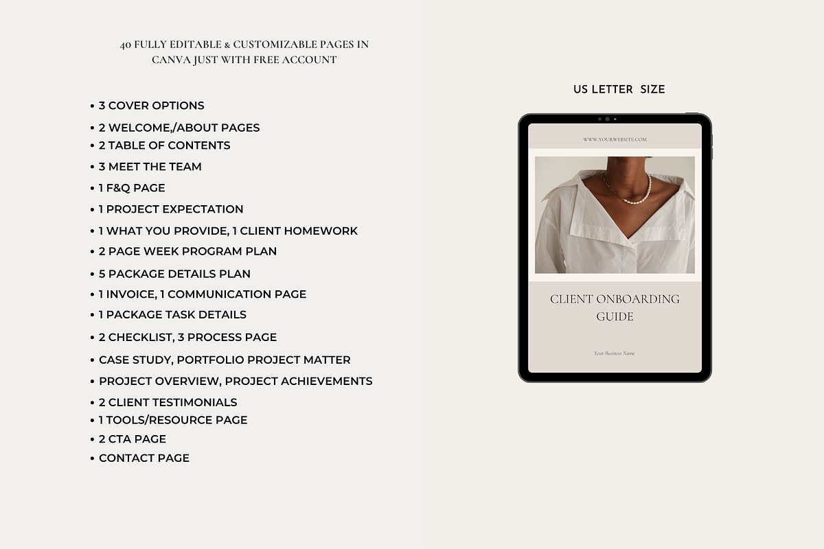 Client Services Experience Bundle, a Brochure Template by Deepa Template Studio (Photo 5 of 20)