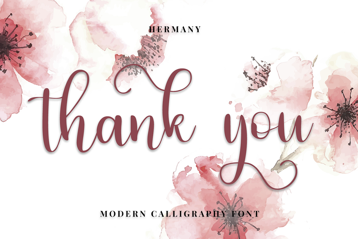 HERMANY//SCRIPT FONT preview 6