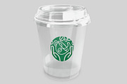 Clear Coffee Cup Mockup, a Cups & Container Mockup by Mock 9 (Thumbnail 2 of 3)