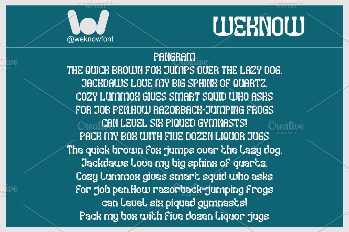 Alternative Future font, a Sans Serif Font by weknow (Photo 6 of 8)