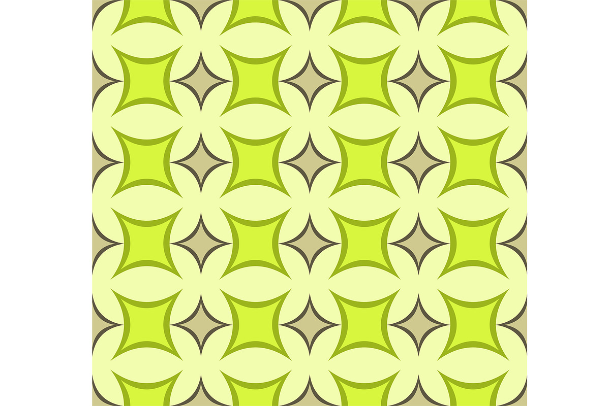 Tiger Grass Geometric Seamless, a Pattern Graphic by Sharon Schwalbe (Photo 1 of 3)