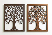 Tree Laser Cut Bundle | Decorative T, a Graphic by BIPLOB EXPERT (Thumbnail 2 of 11)