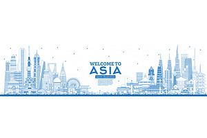 Outline Welcome To Asia Skyline