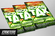 Income Tax Flyer Template, a Flyer Template by XtremeFlyers (Thumbnail 2 of 2)