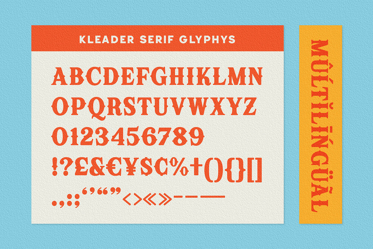 Kleader - Display Font, a Sans Serif Font by Edignwn Type (Photo 10 of 10)