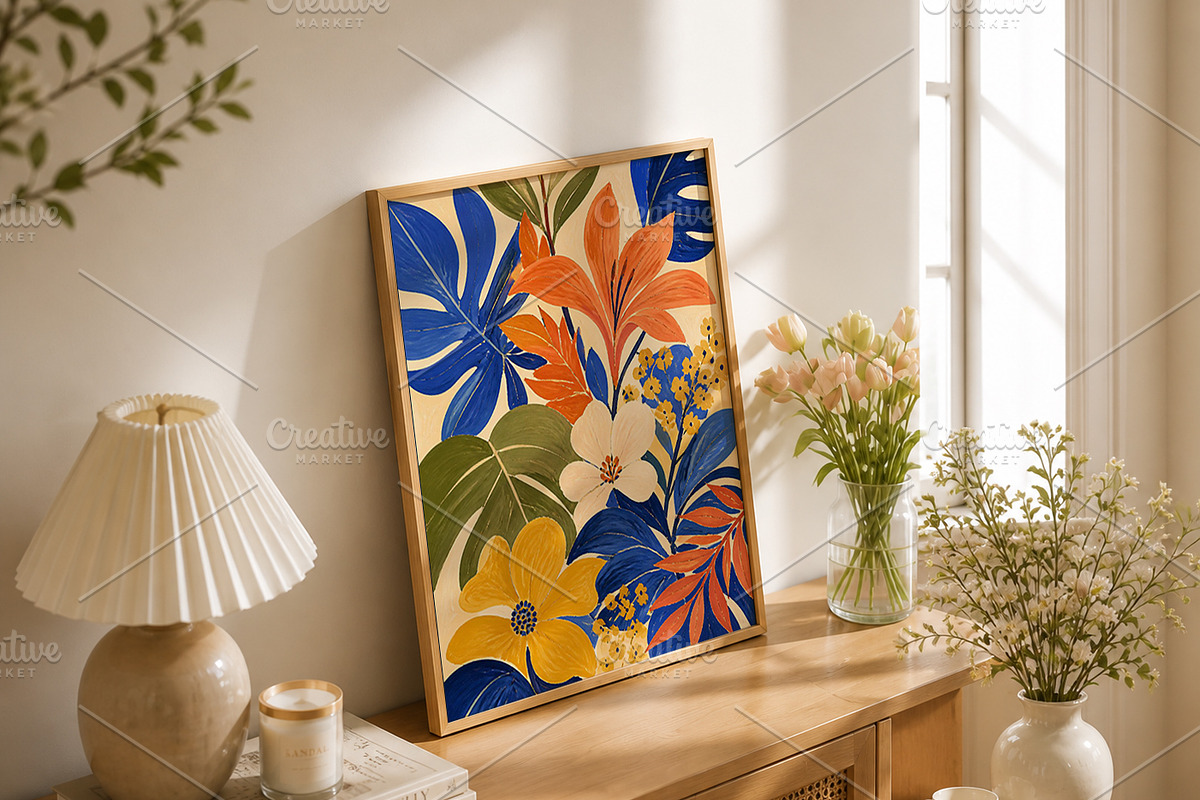 Matisse Inspired Botanical Wall Art, an Arts & Entertainment Photo by elfy creative (Photo 3 of 5)
