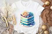 Valentine Cake Sublimation Clipart, an Illustration by DreamArtGraphic (Thumbnail 4 of 6)