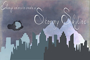Handsketched Cityscape Clipart Set 4, an Illustration by Lone Star I&D (Thumbnail 3 of 4)