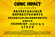 Comic Impact, a Handwritten Font by HATFSTUDIO (Thumbnail 8 of 8)