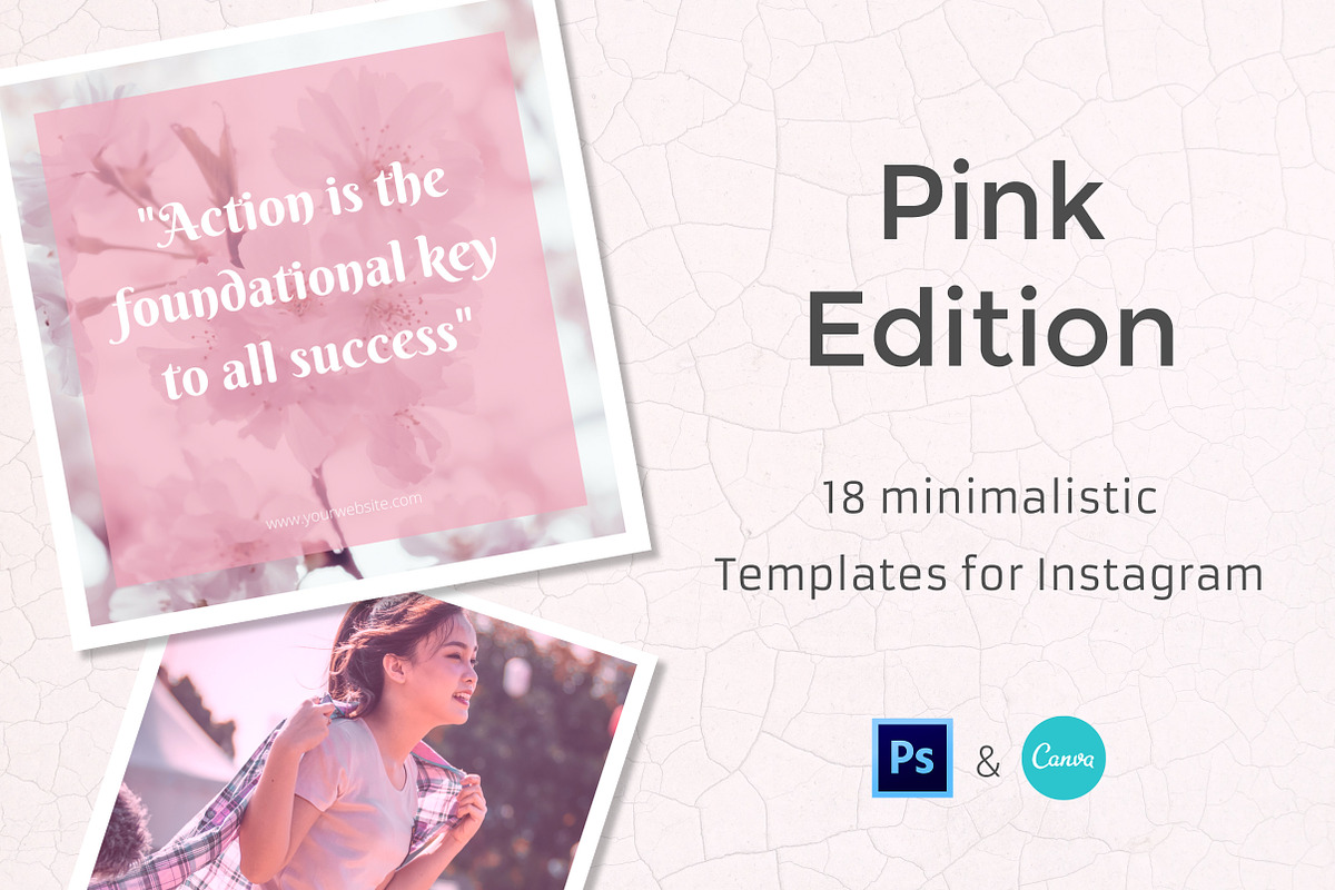 Pink - 18 Instagram Templates, a Social Media Template by Annemiek van Luinen (Photo 8 of 8)