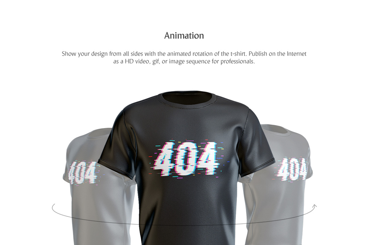 T-Shirt Animated Mockup, a Shirt Mockup by rebrandy (Photo 3 of 14)