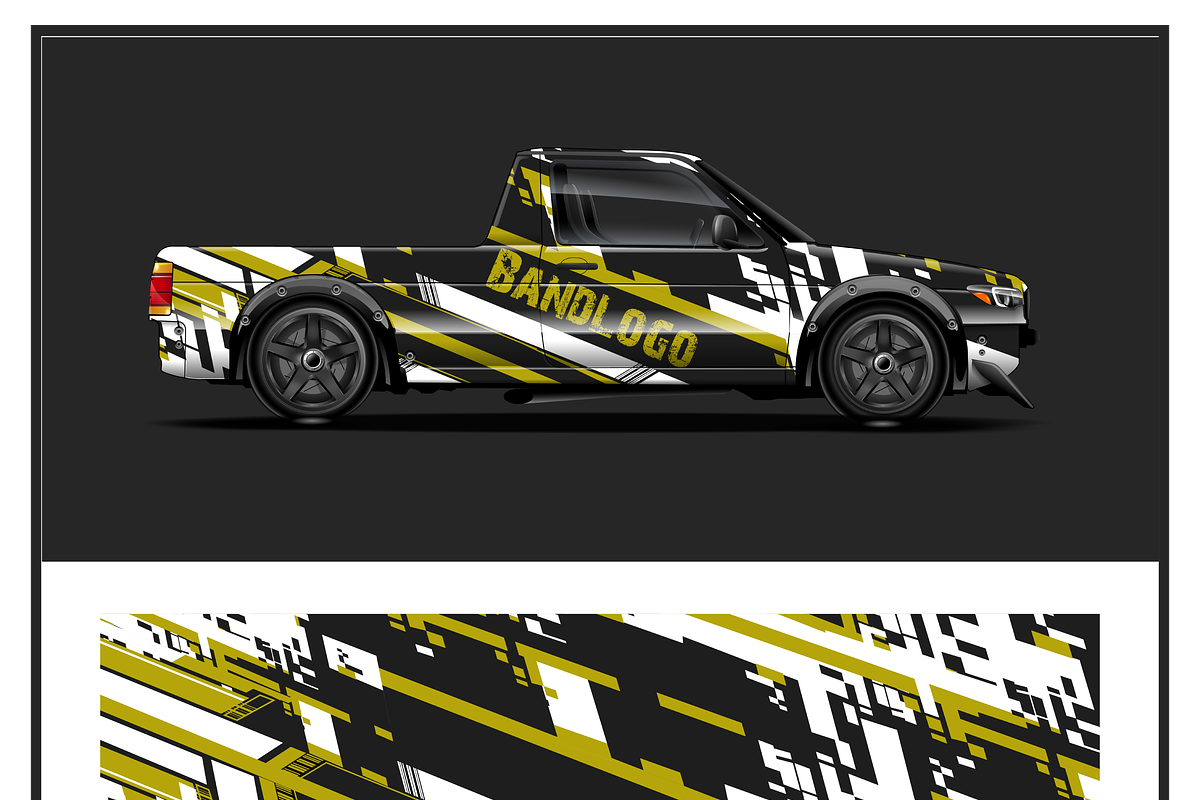 Bold Vehicle Wrap Design Pack, a Transportation Illustration by CarWrap design (Photo 4 of 4)