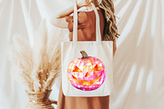 Neon Halloween Clipart Bundle, an Illustration by Libby Wishes (Thumbnail 6 of 7)