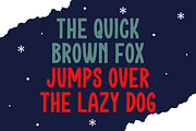Santa Sounds - A Display Christmas, a Sans Serif Font by Marvadesign (Thumbnail 5 of 6)