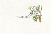 Watercolor Bamboo Trees, a Decorative Illustration by Vasmila (Thumbnail 8 of 8)