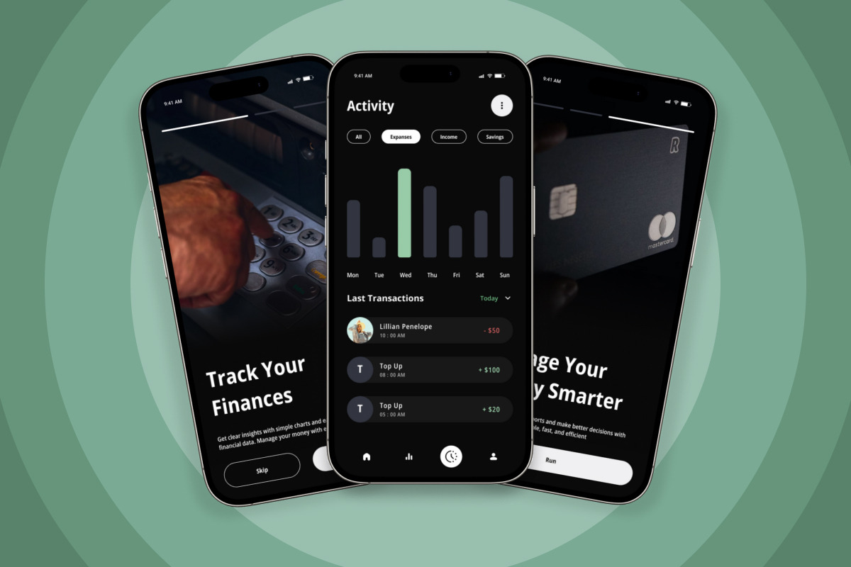 Finch -  App UI Kit for Banking, an App Template by twinstd (Photo 4 of 5)