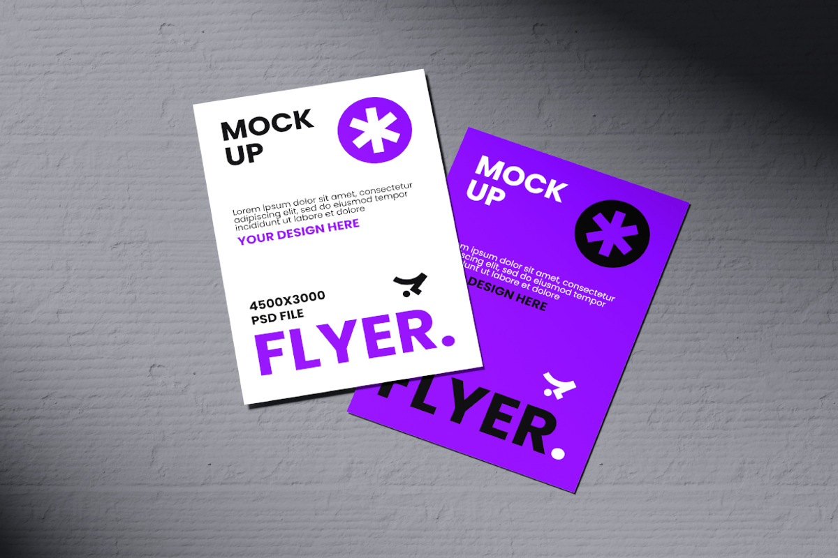 Flyer Mockup, an Advertising Mockup by Rielismee (Photo 4 of 5)