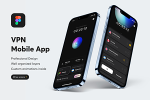 VPN App | Mobile App UI Kit