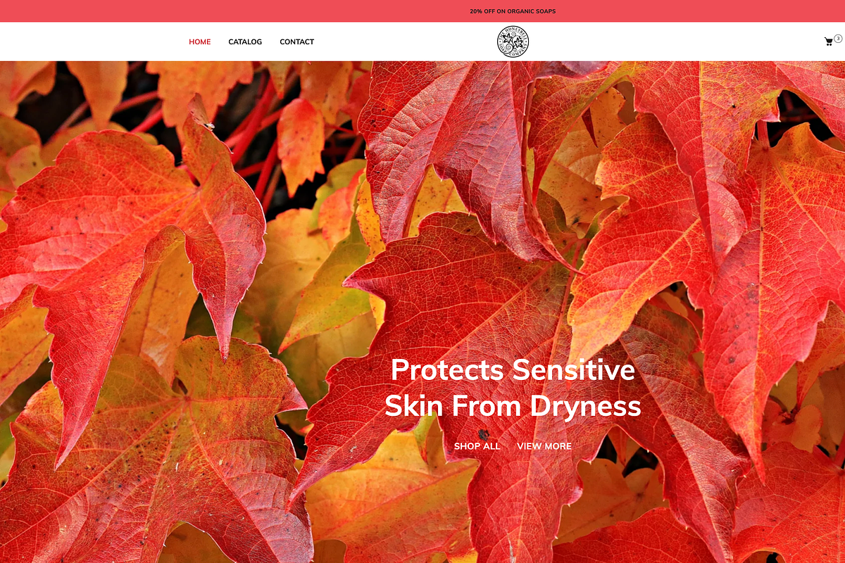 Shopify Candle Theme Light Red, a Templates & Theme by Exclusive Themes (Photo 2 of 10)